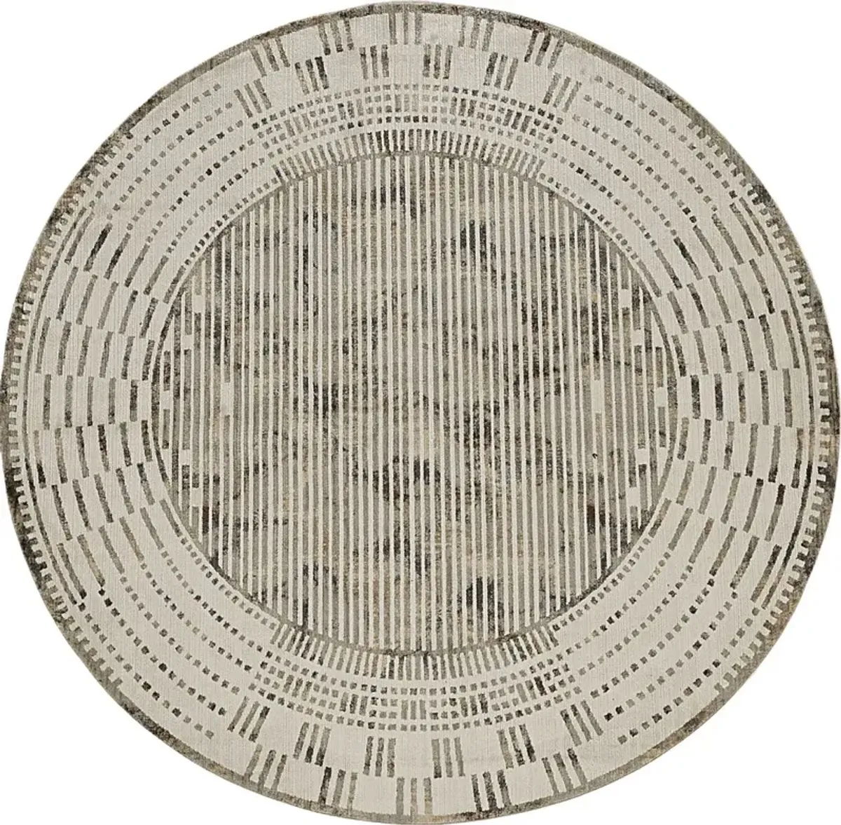 Lorelei Beige 8' Round Rug
