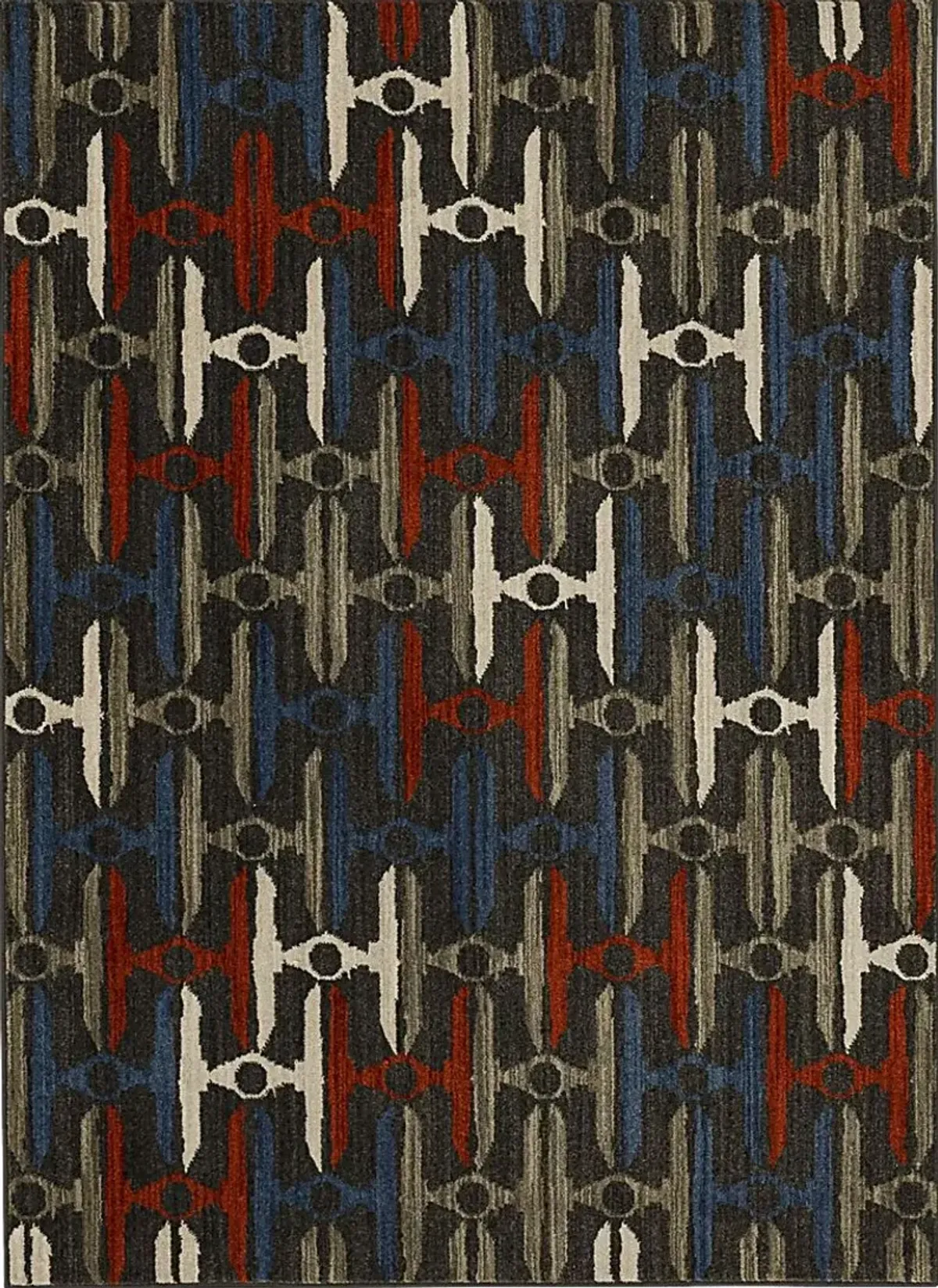 Kids Star Wars Intergalactic TIE Fighters Multi 3'6 x 5' Rug