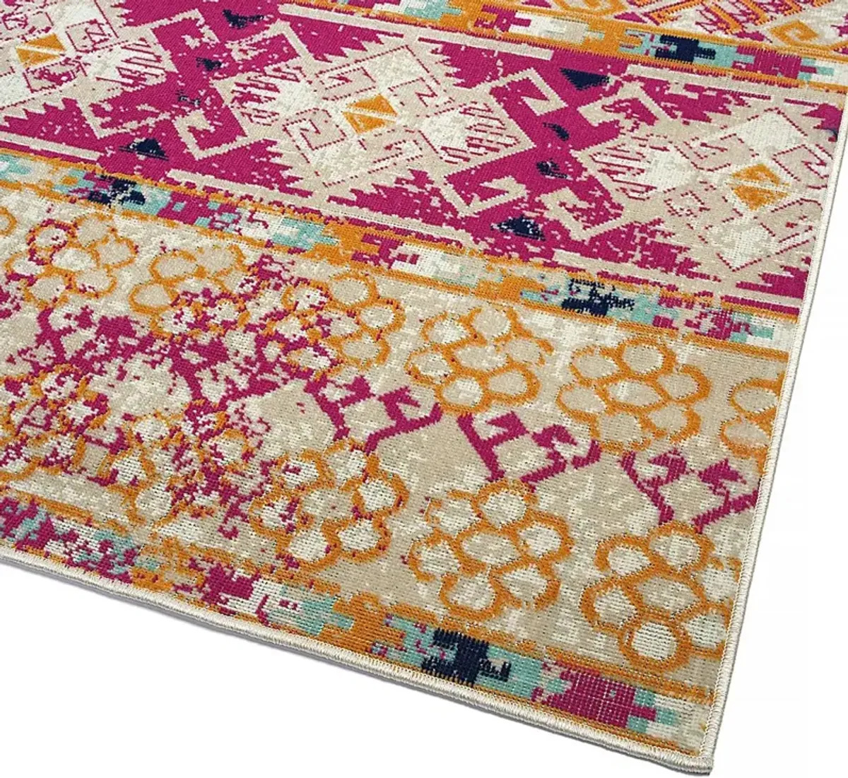 Kids Keoni Pink 4' x 6' Rug