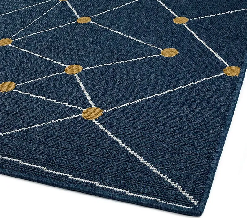 Kids Kahlil Navy 3' x 5' Rug