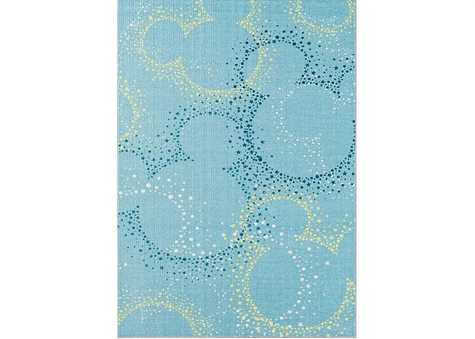 Kids Disney's Starry Dreams Mickey Mouse Blue 3' x 5' Rug