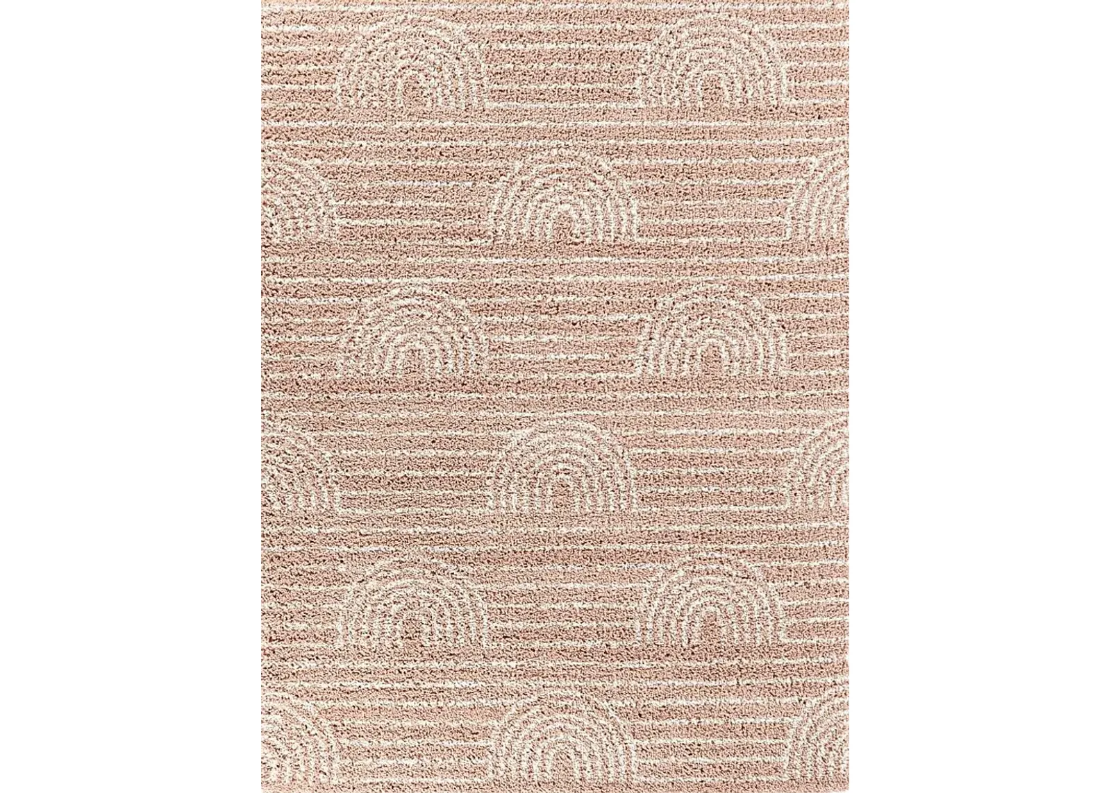 Kids Pink Rainbow Pink 3'11"" x 5'7"" Rug