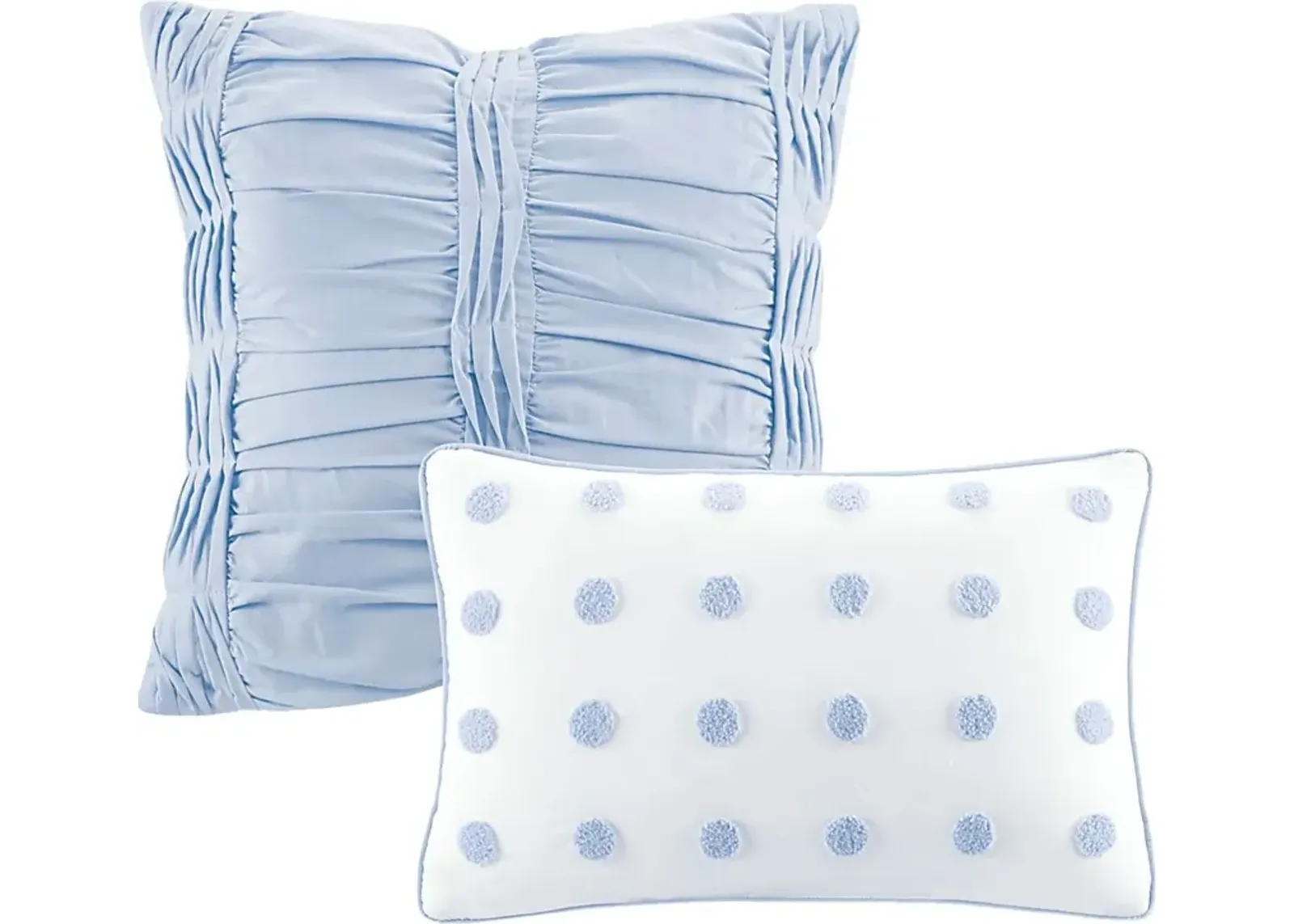 Kids Pastelle Blue 5 Pc Twin Comforter Set