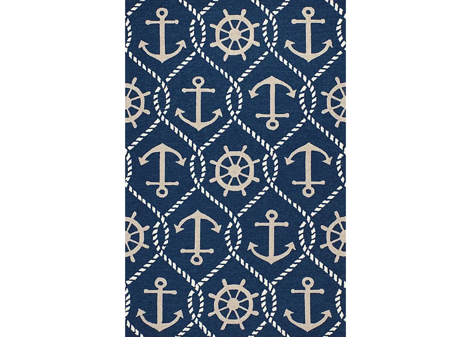 Kids Anchor Chain Navy 3'3 x 5'3 Rug