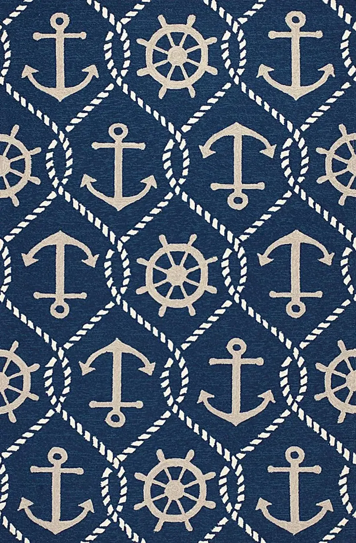 Kids Anchor Chain Navy 3'3 x 5'3 Rug