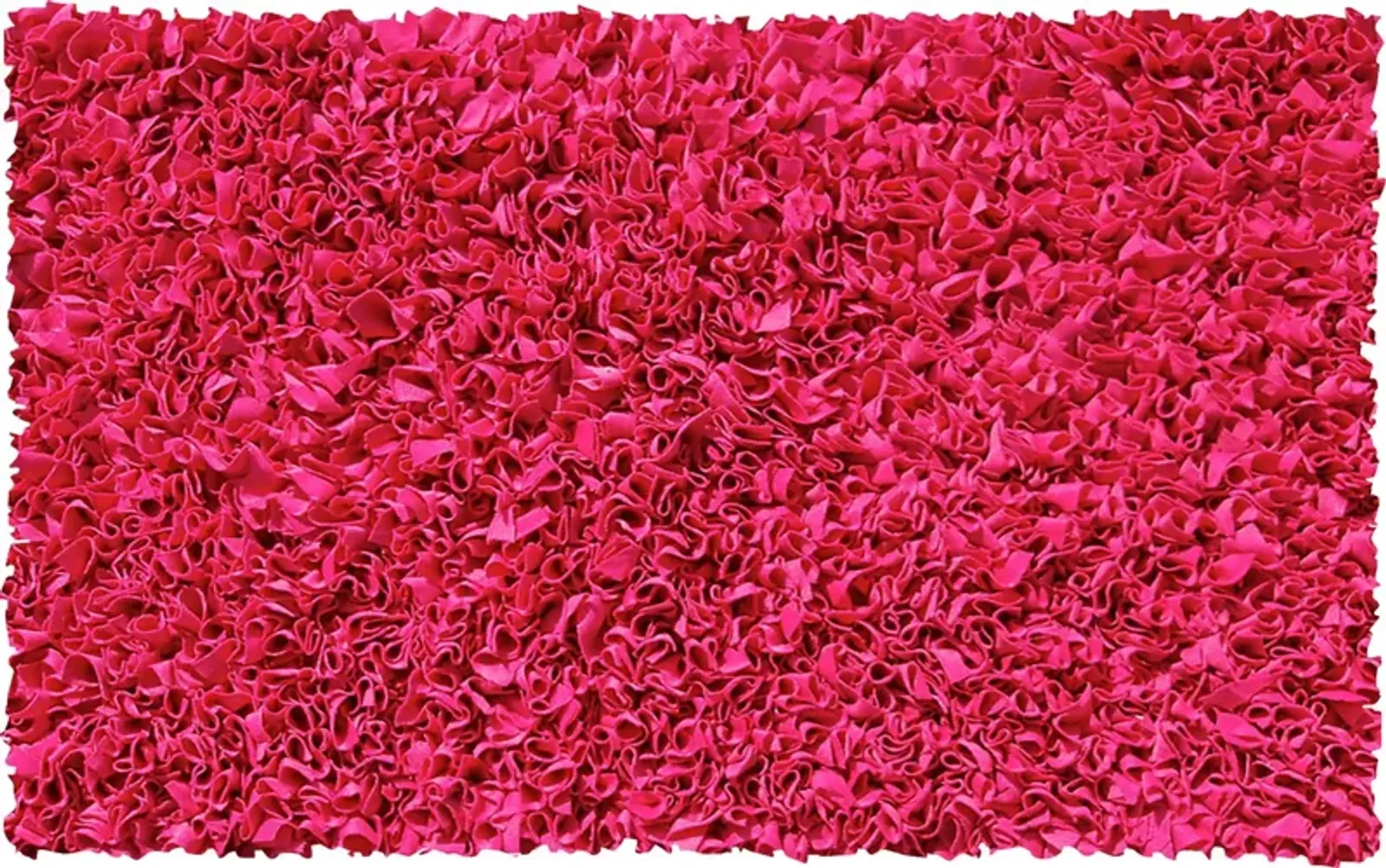 Kids Fuzzy Clouds Raspberry 2'8 x 4'8 Rug