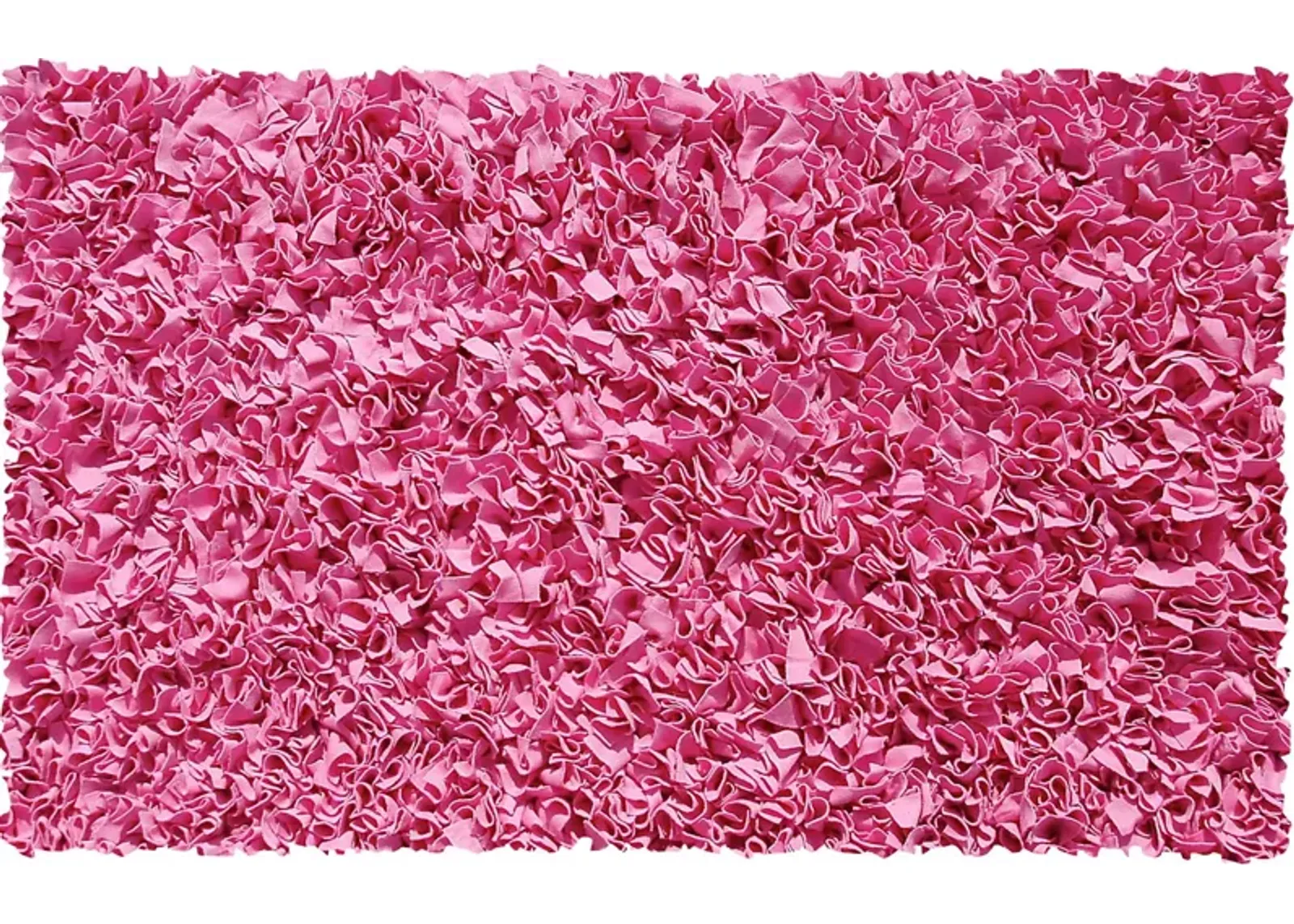 Kids Fuzzy Clouds Fuchsia 2'8 x 4'8 Rug