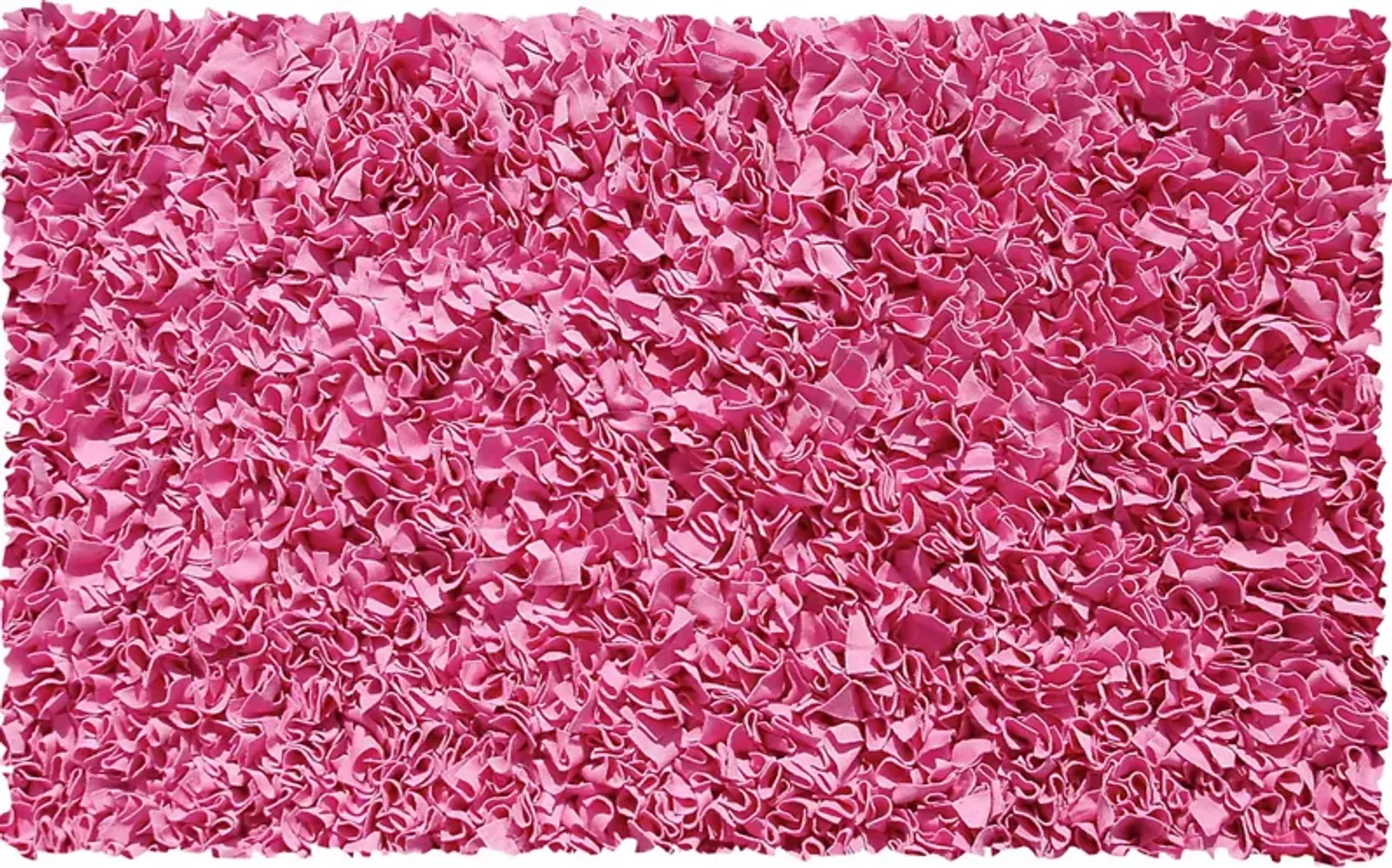 Kids Fuzzy Clouds Fuchsia 2'8 x 4'8 Rug