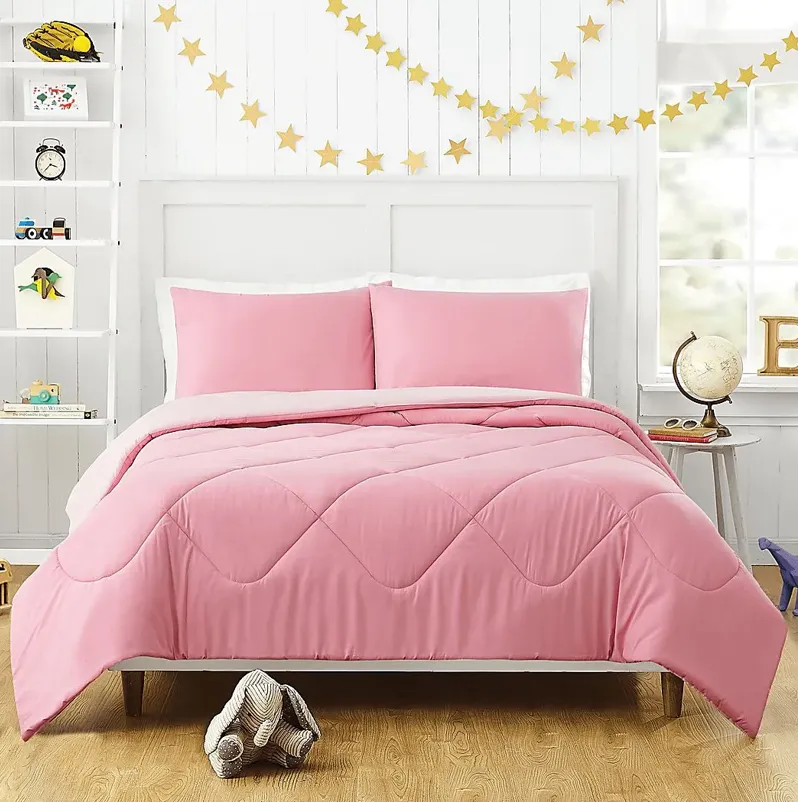 Kids Irys Pink 2 Pc Twin Comforter Set