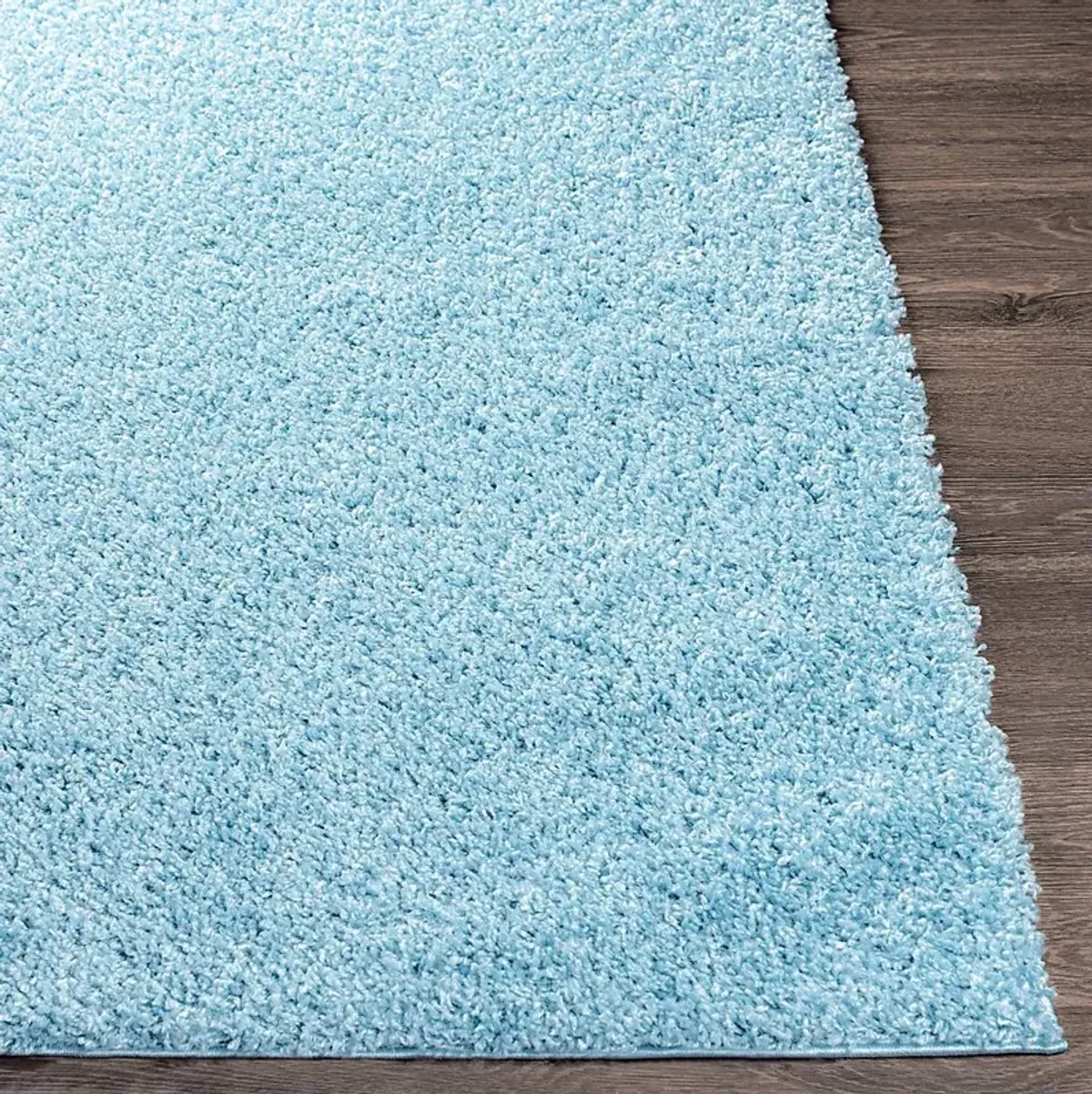 Kids Blissful Pastel Baby Blue 5' x 7' Rug