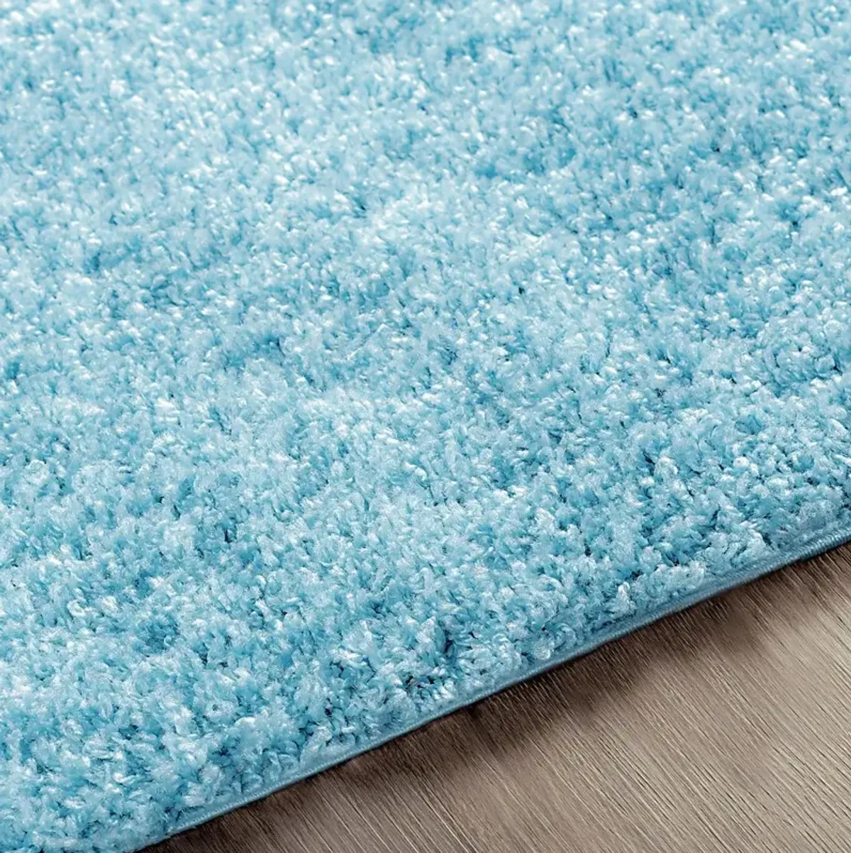 Kids Blissful Pastel Baby Blue 5' x 7' Rug