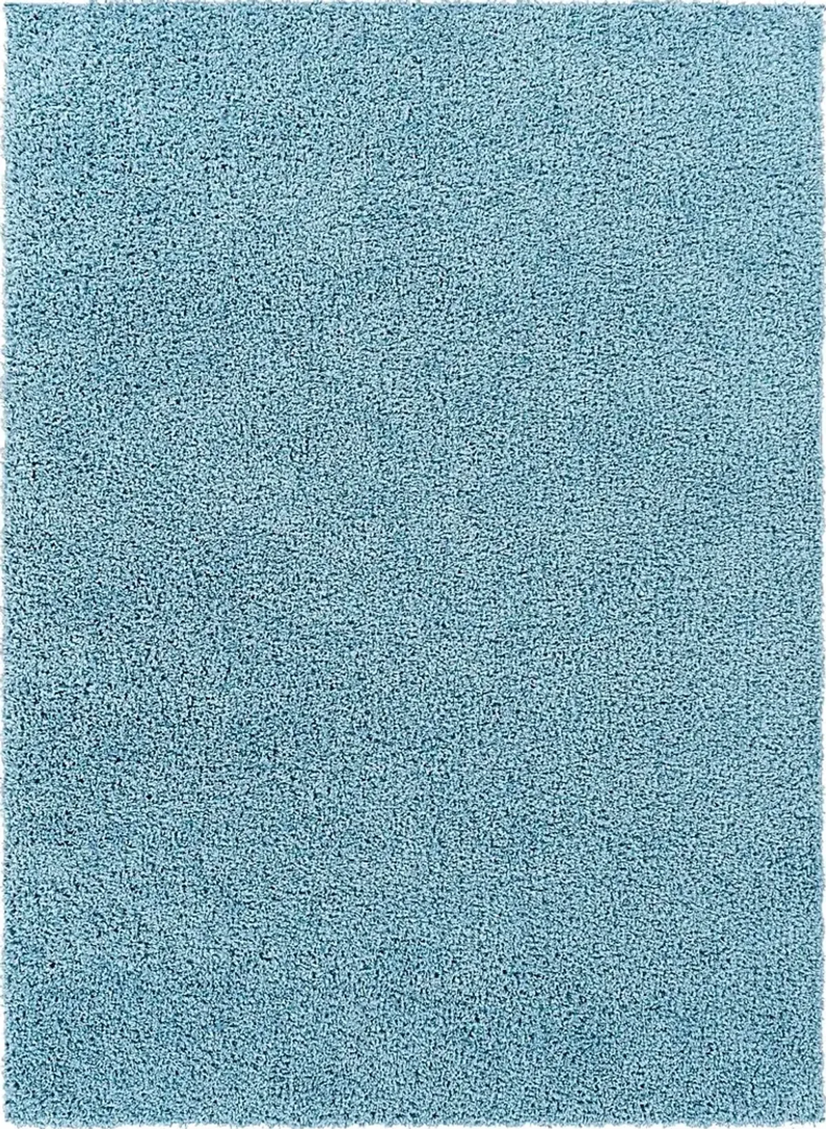 Kids Blissful Pastel Baby Blue 5' x 7' Rug