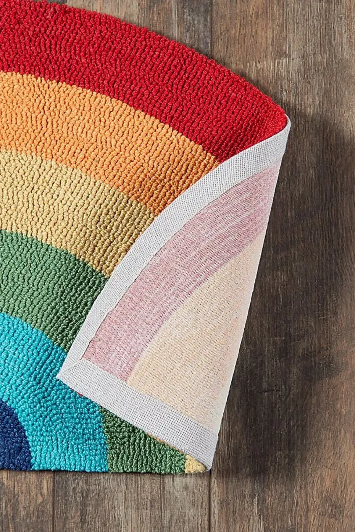 Kids Rainbow Hues Red 1'5 x 2'10 Rug