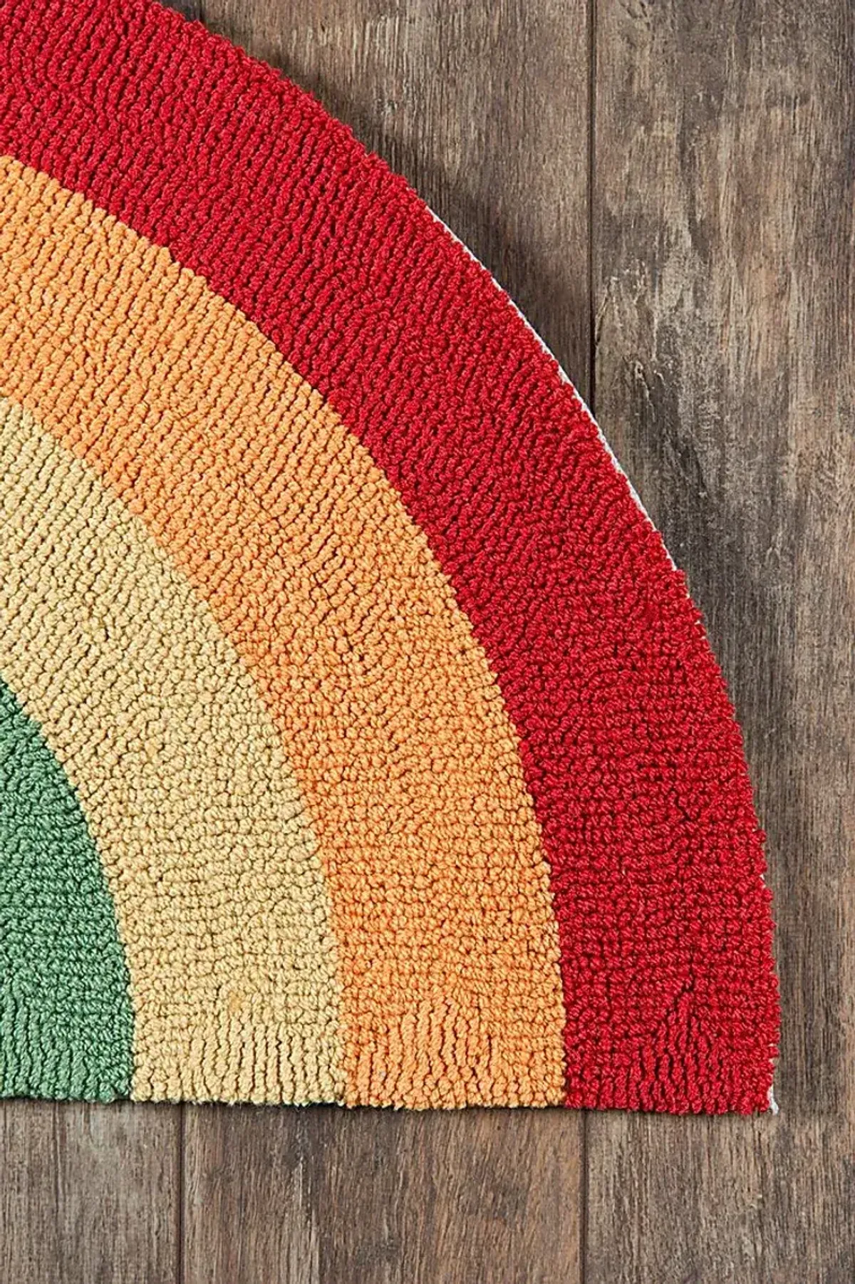 Kids Rainbow Hues Red 1'5 x 2'10 Rug