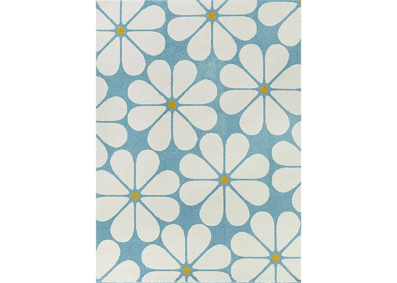 Kids Orduna Teal 3'11 x 5'7 Rug