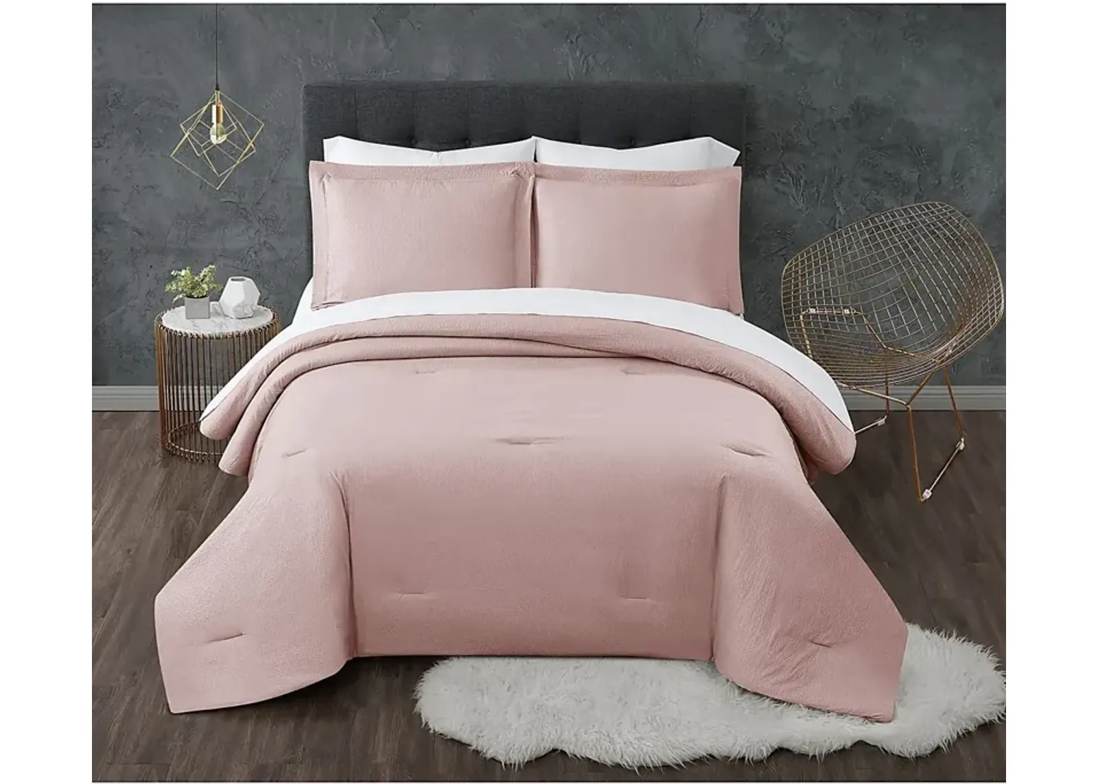 Kids Pasty Fields Blush 5 Pc Twin Comforter Set