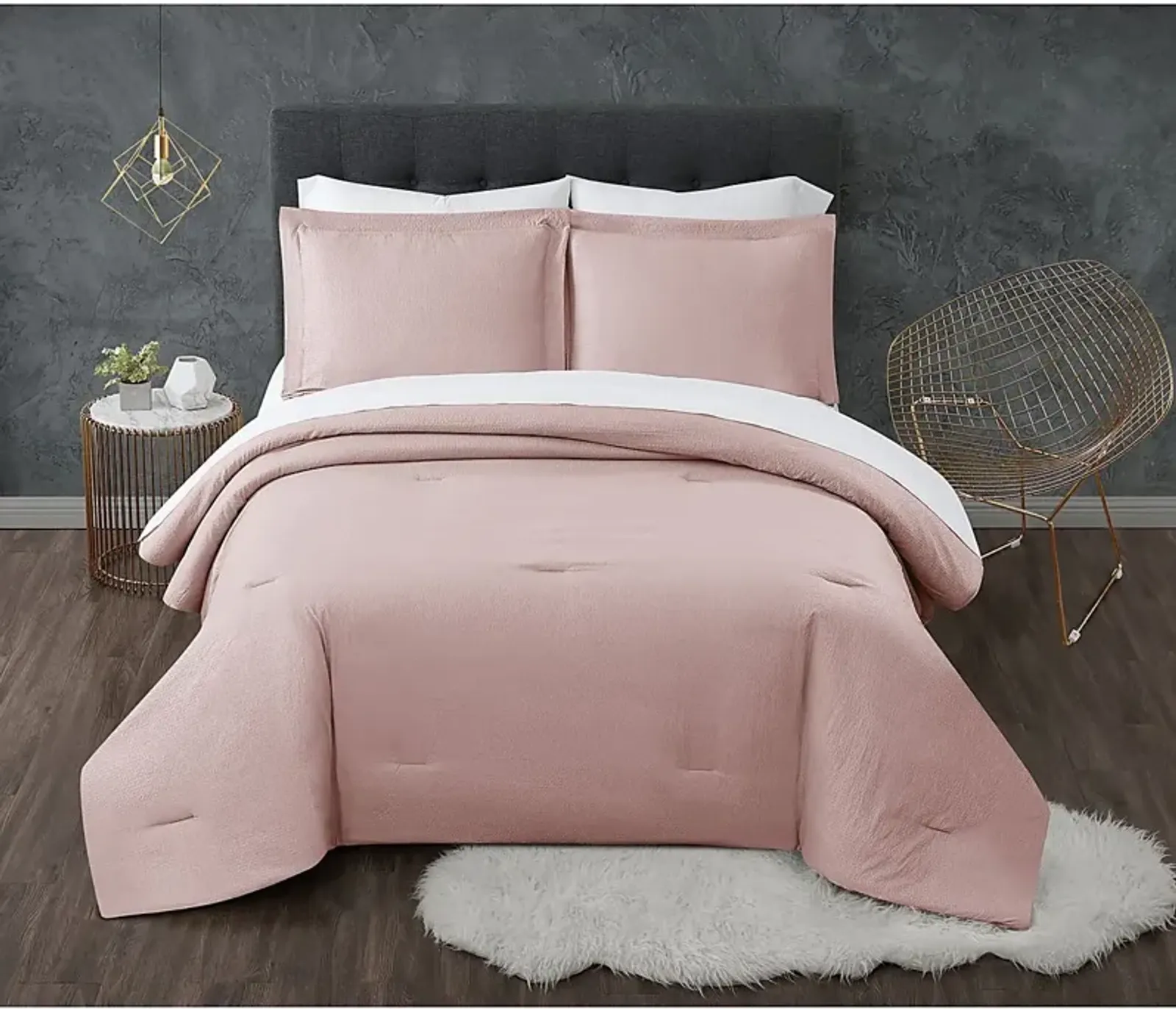 Kids Pasty Fields Blush 5 Pc Twin Comforter Set