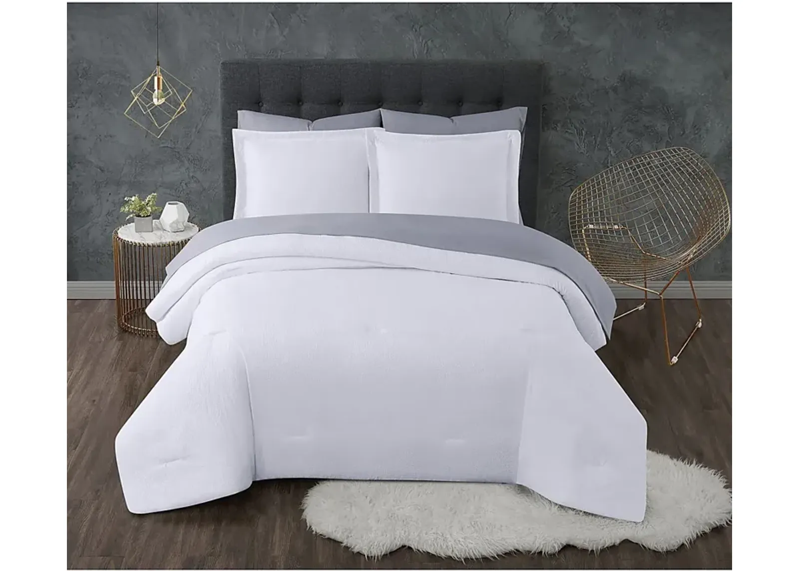 Kids Pasty Fields White 5 Pc Twin Comforter Set