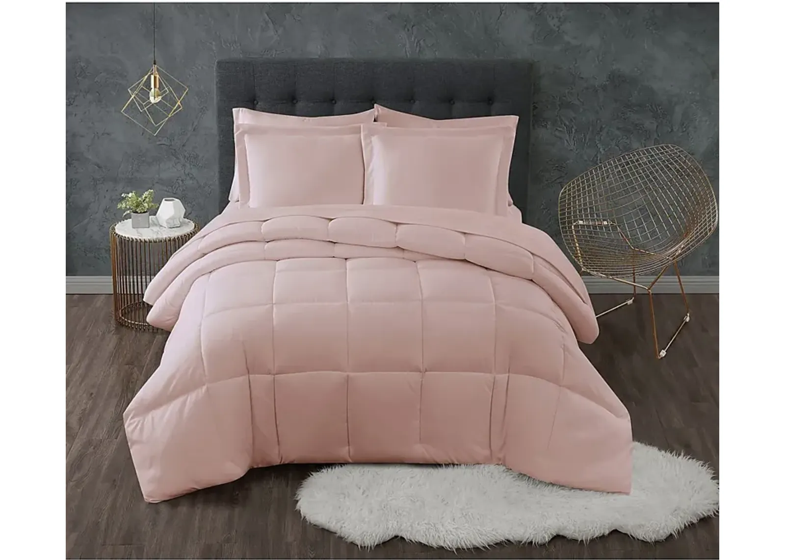 Kids Calming Colors Blush 2 Pc Twin XL Comforter Set