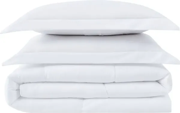 Kids Calming Colors White Twin XL Comforter Set