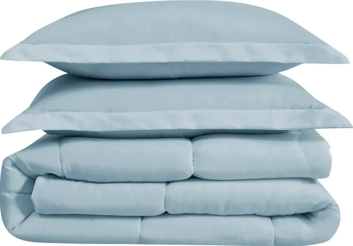 Kids Candy Colors Blue Twin Comforter Set