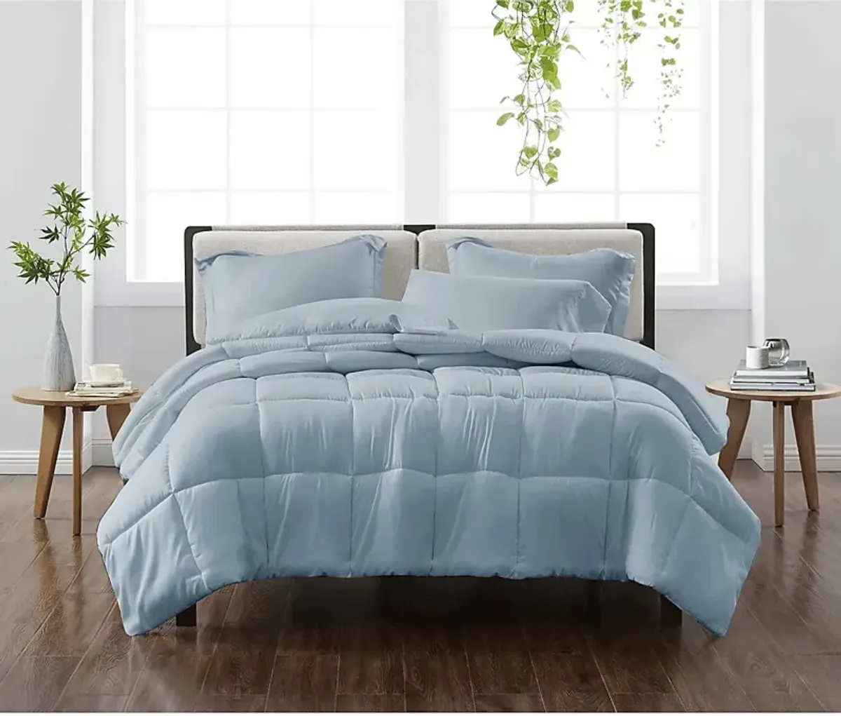 Kids Candy Colors Blue Twin Comforter Set