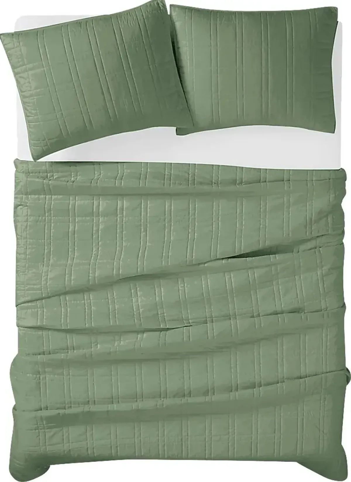 Kids Candy Colors Green 2 Pc Twin Quilt Set