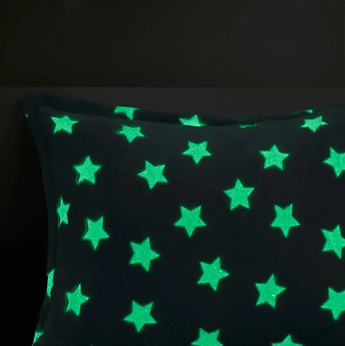 Kids Plush Stars Aqua 3 Pc Twin Comforter Set