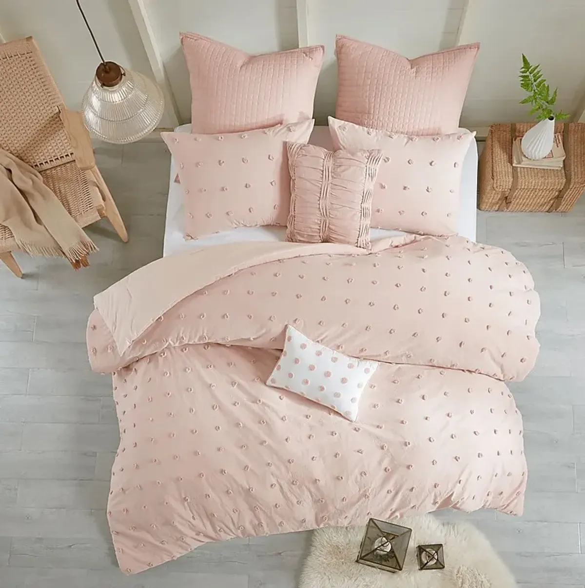 Kids Pastelle Pink 5 Pc Twin Comforter Set