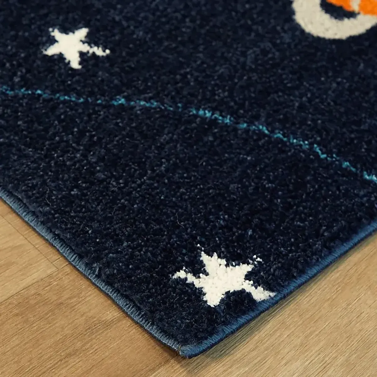 Kids Cosmo Cutie Navy 3'11 x 5'7 Rug