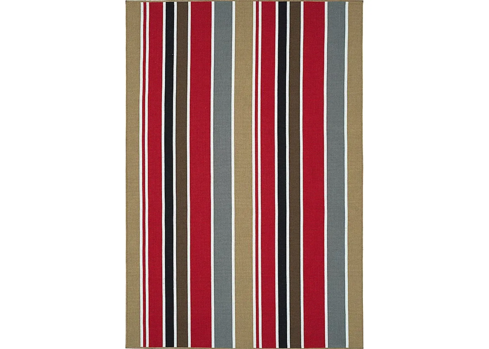 Kids Lathan Red 4' x 6' Rug