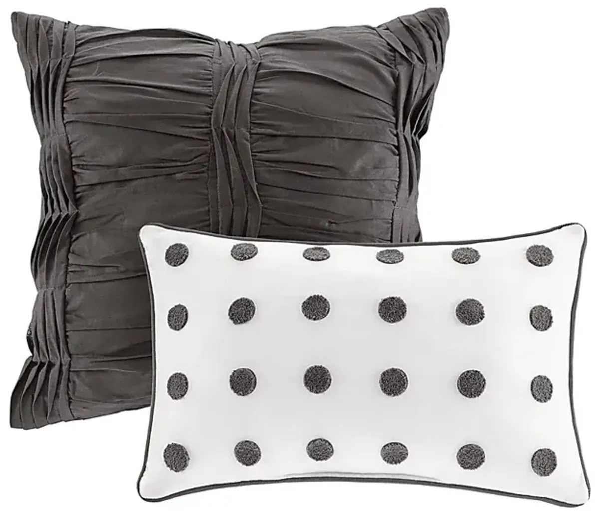 Kids Pastelle Charcoal 5 Pc Twin Comforter Set