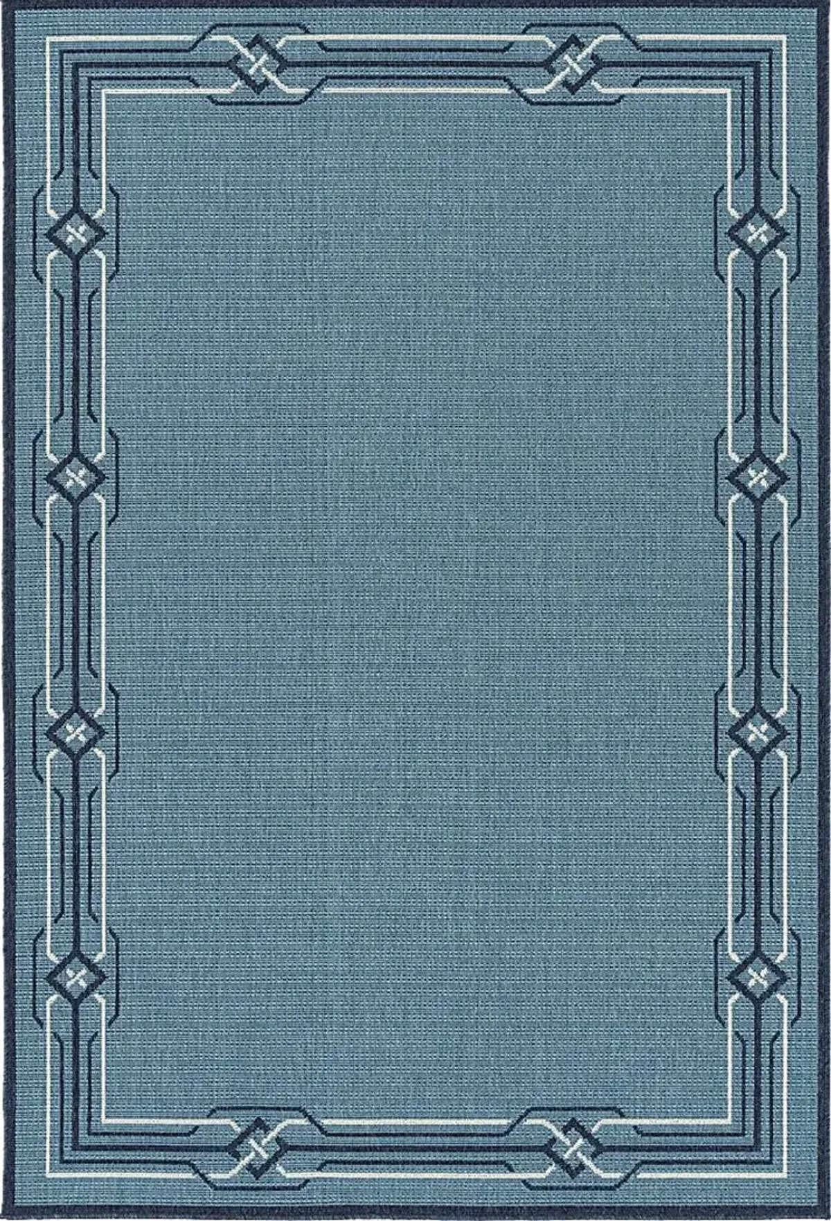 Kids Fleckey Blue 3'5' x 5'5 Rug