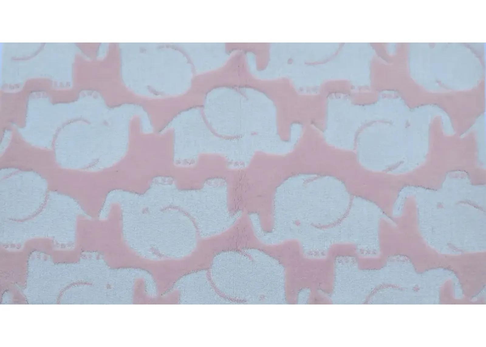 Kids Elephant Dance Pink 2'8 x 4'8 Rug