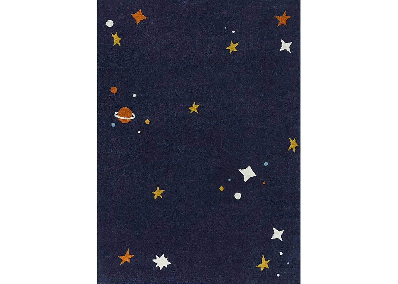 Kids Twinkly Night Navy 3'11 x 5'7 Rug