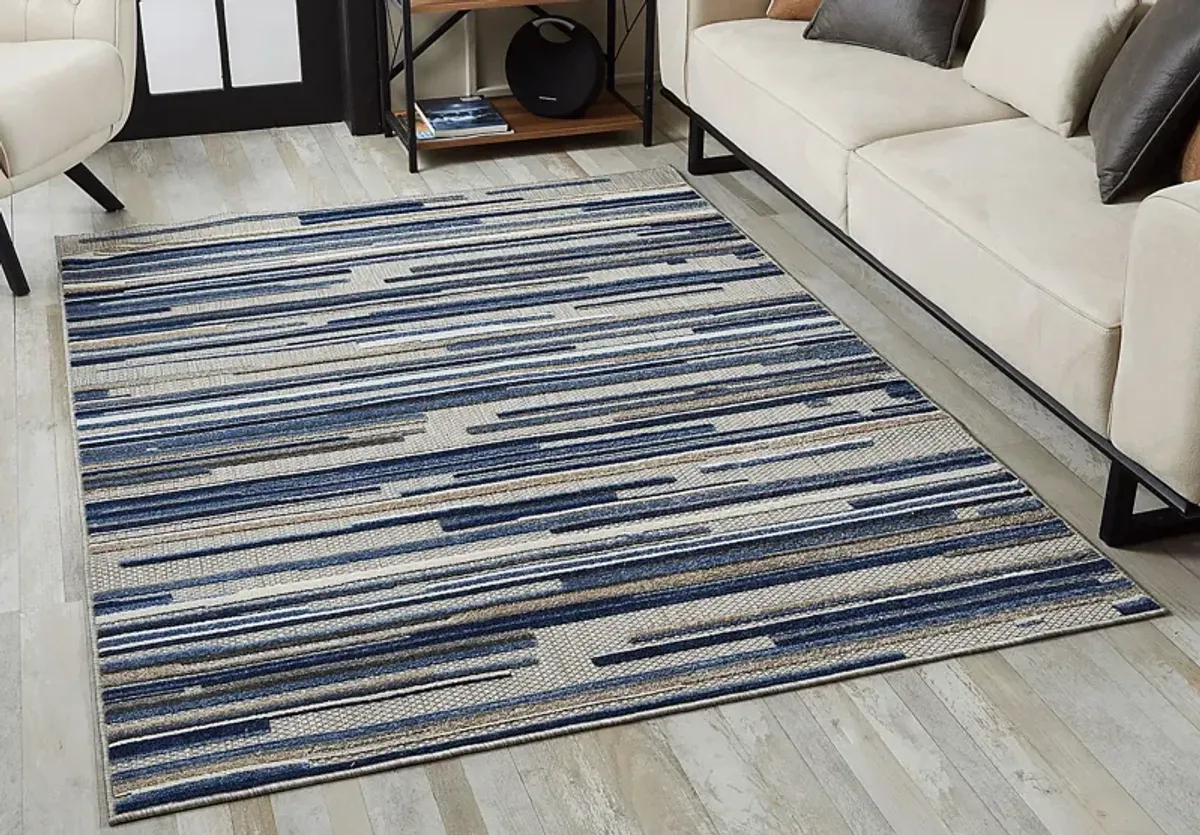 Kids Callioso Blue 3'5 x 5' Rug