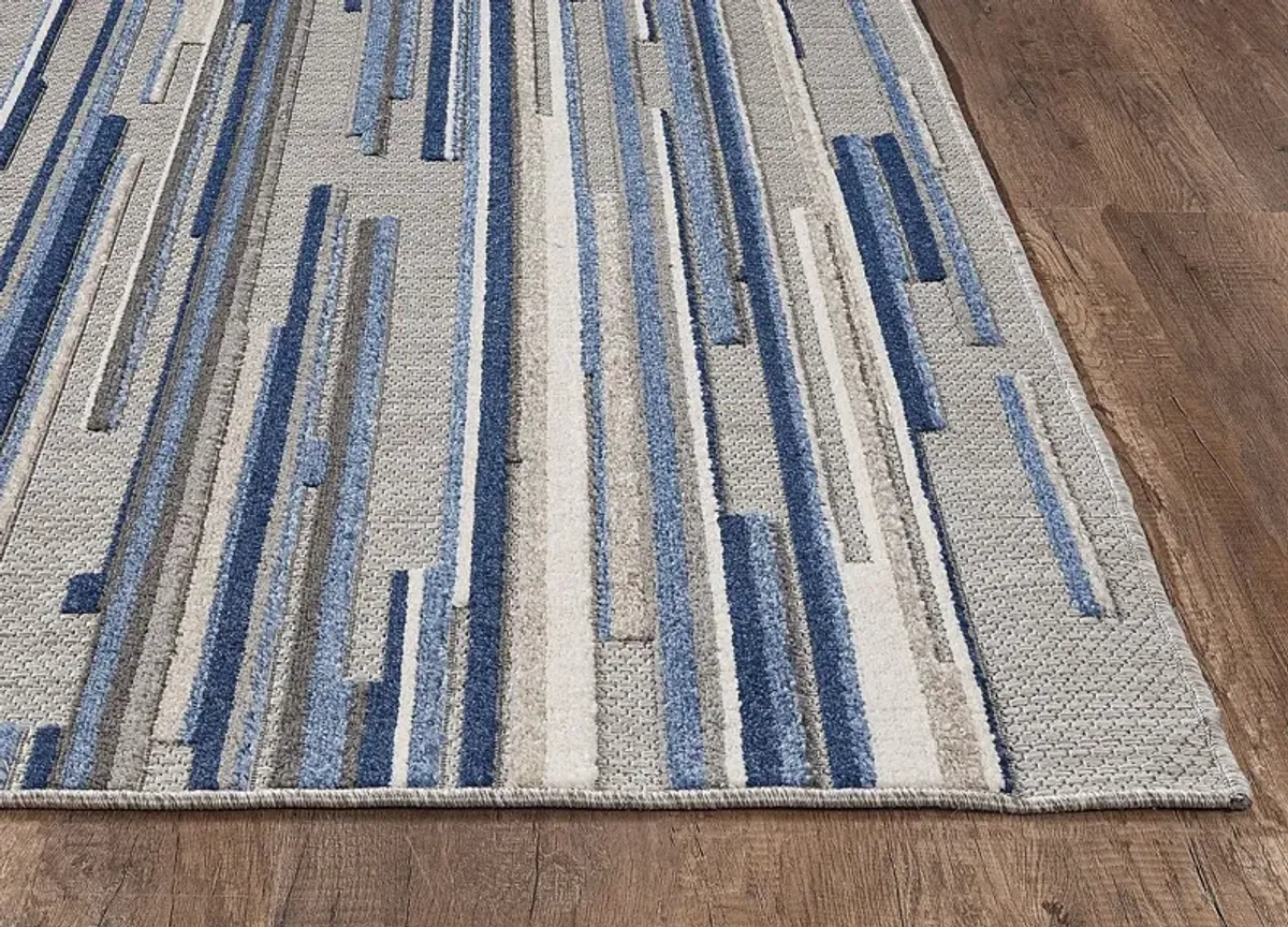 Kids Callioso Blue 3'5 x 5' Rug