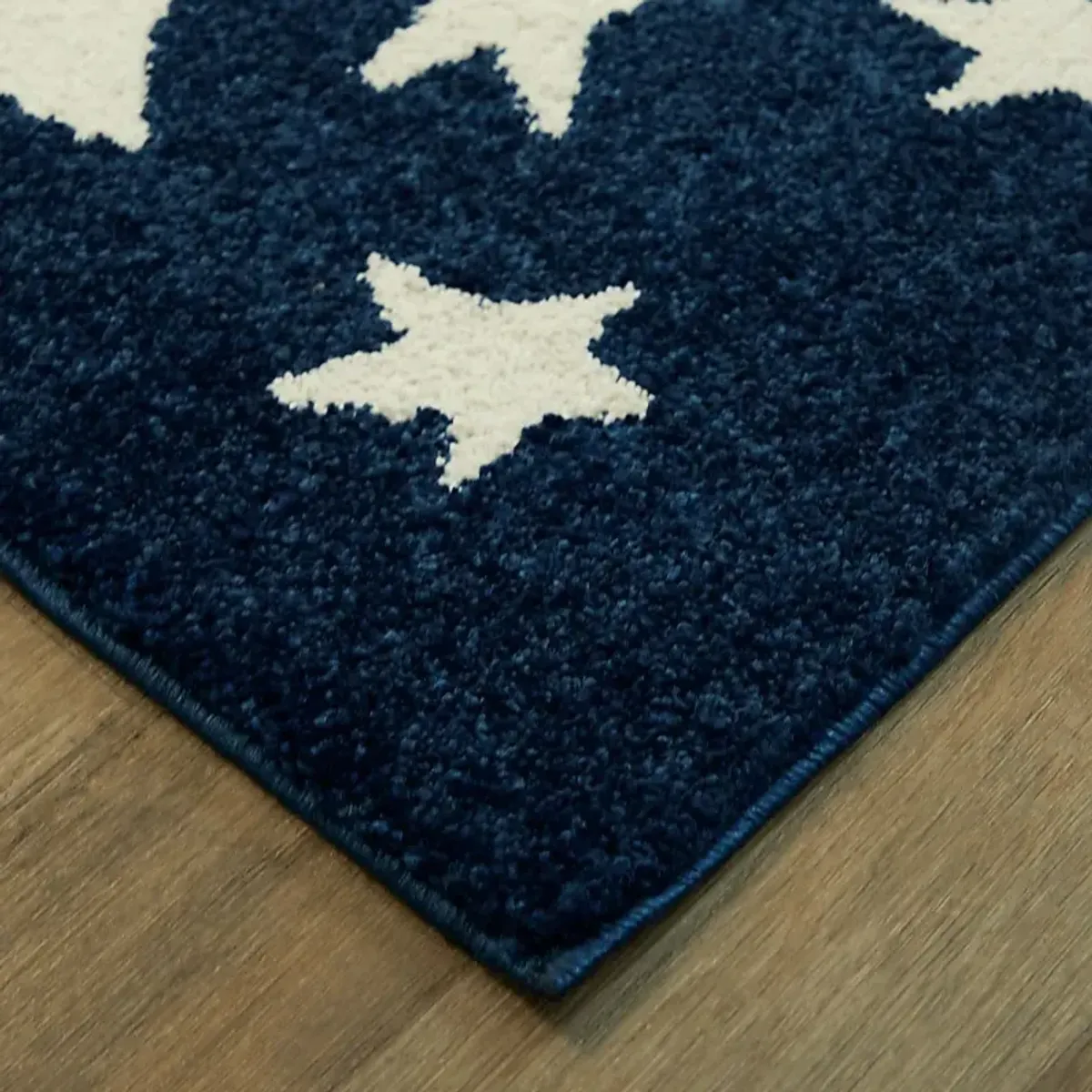 Kids Dazzle Stars Navy 3'11 x 5'7 Rug