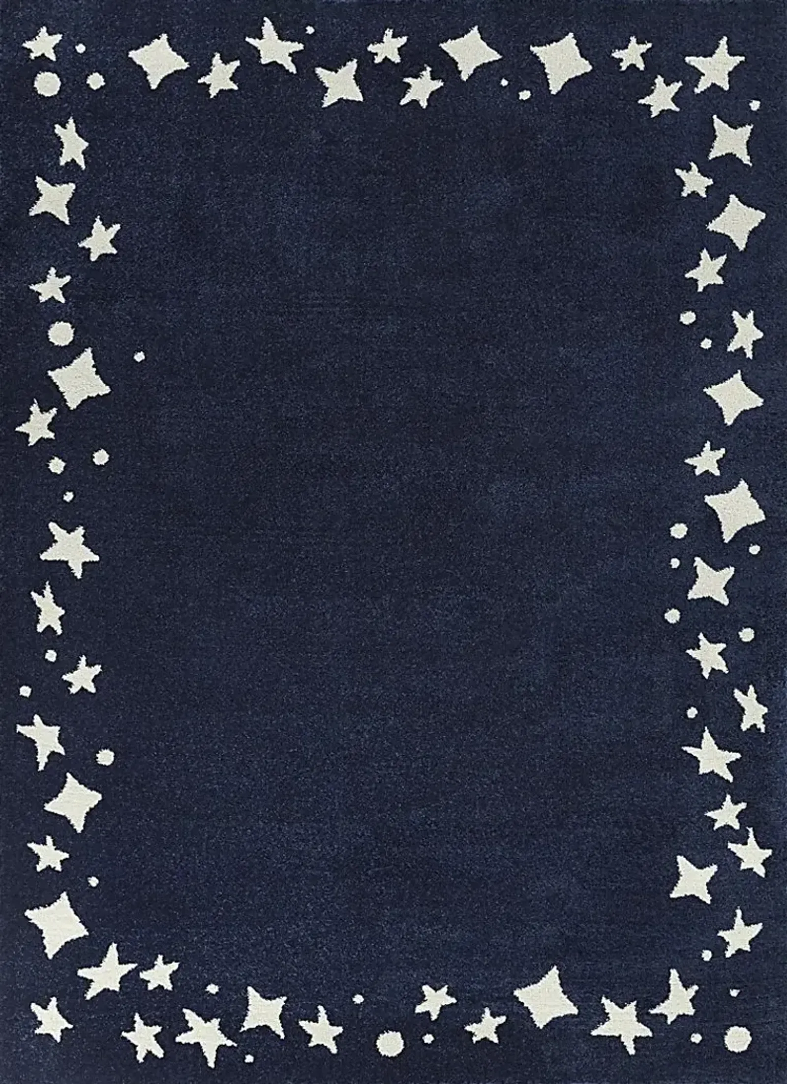 Kids Dazzle Stars Navy 3'11 x 5'7 Rug