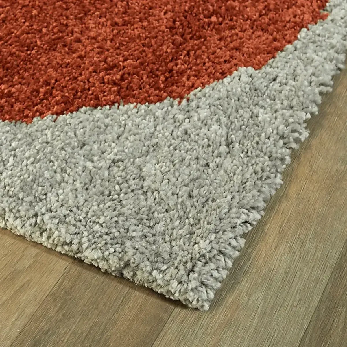 Kids Fluffy Fox Gray 3'11 x 5'7 Rug