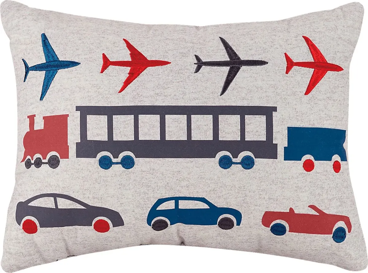 Kids Patchy Roads Blue Twin Comforter Set