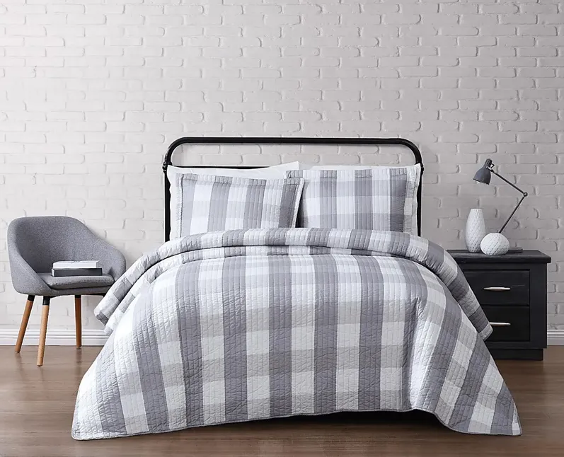 Kids Cottage Pearl Gray 2 Pc Twin Comforter Set