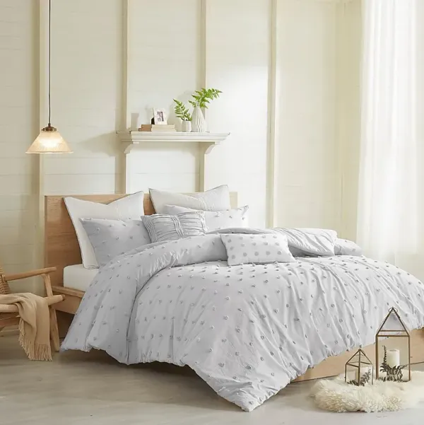 Kids Pastelle Gray Twin Comforter Set