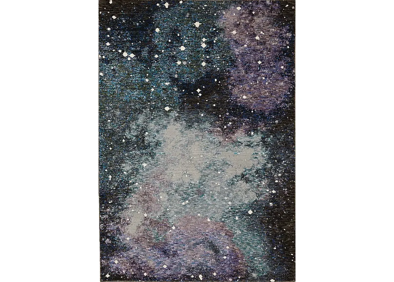 Kids Astro Flair Black 3'3 x 5' Rug