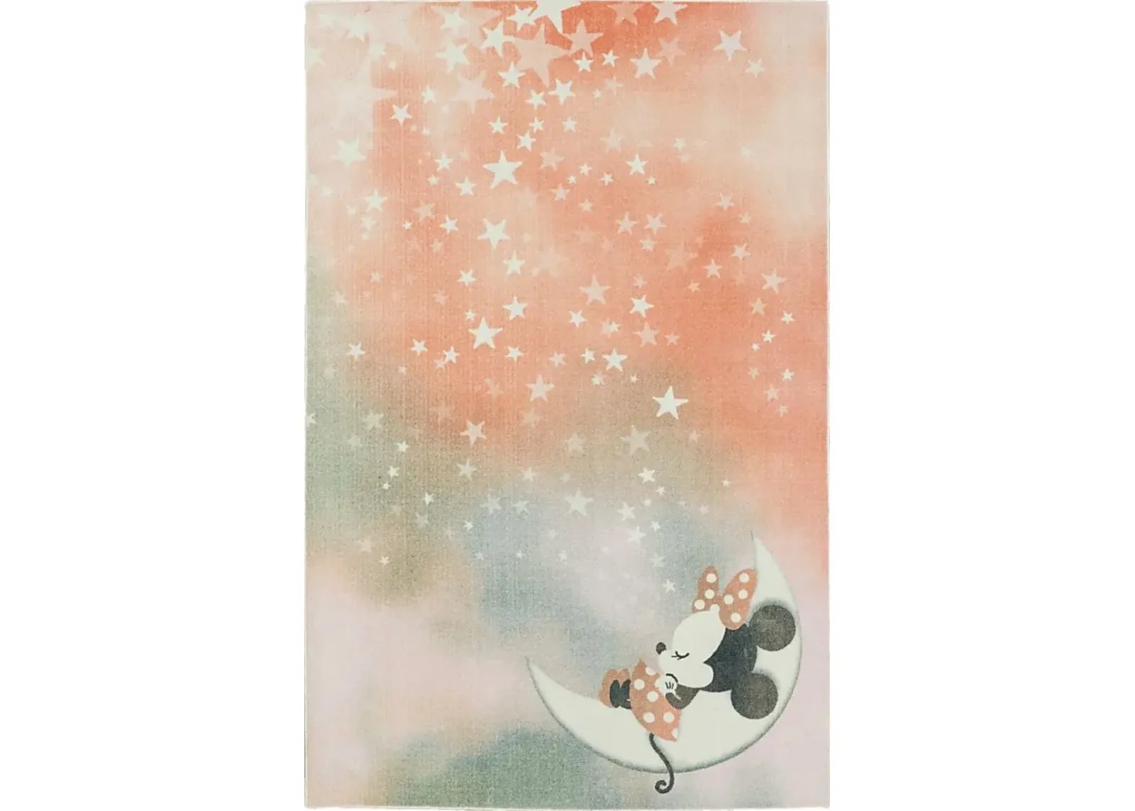 Kids Disney's Starry Dreams Minnie Mouse Pink 5' x 8' Rug