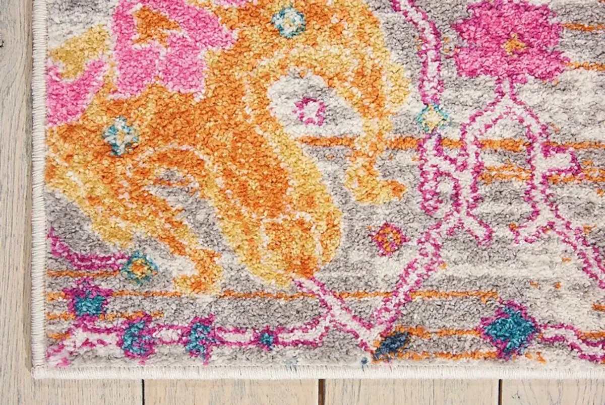 Kids Verenna Pink 4' x 6' Rug