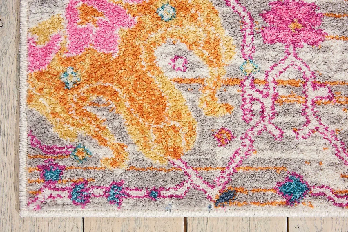 Kids Verenna Pink 4' x 6' Rug