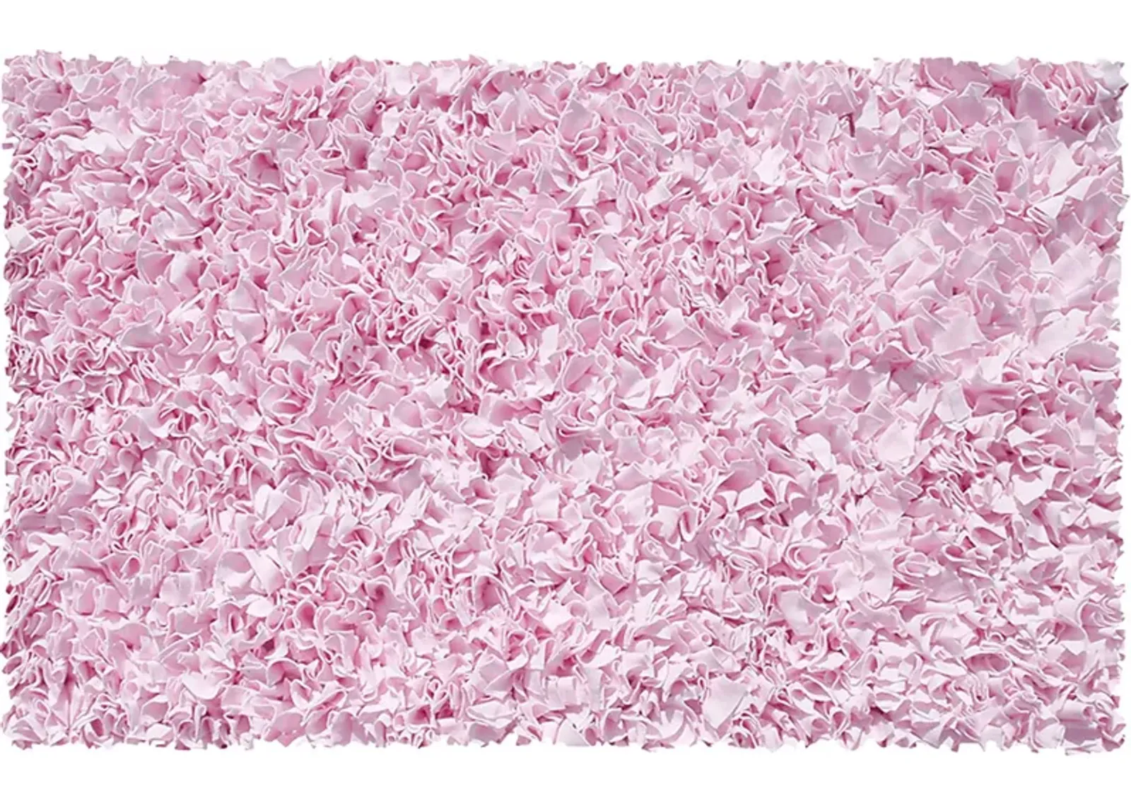 Kids Fuzzy Clouds Pink 5' x 8' Rug