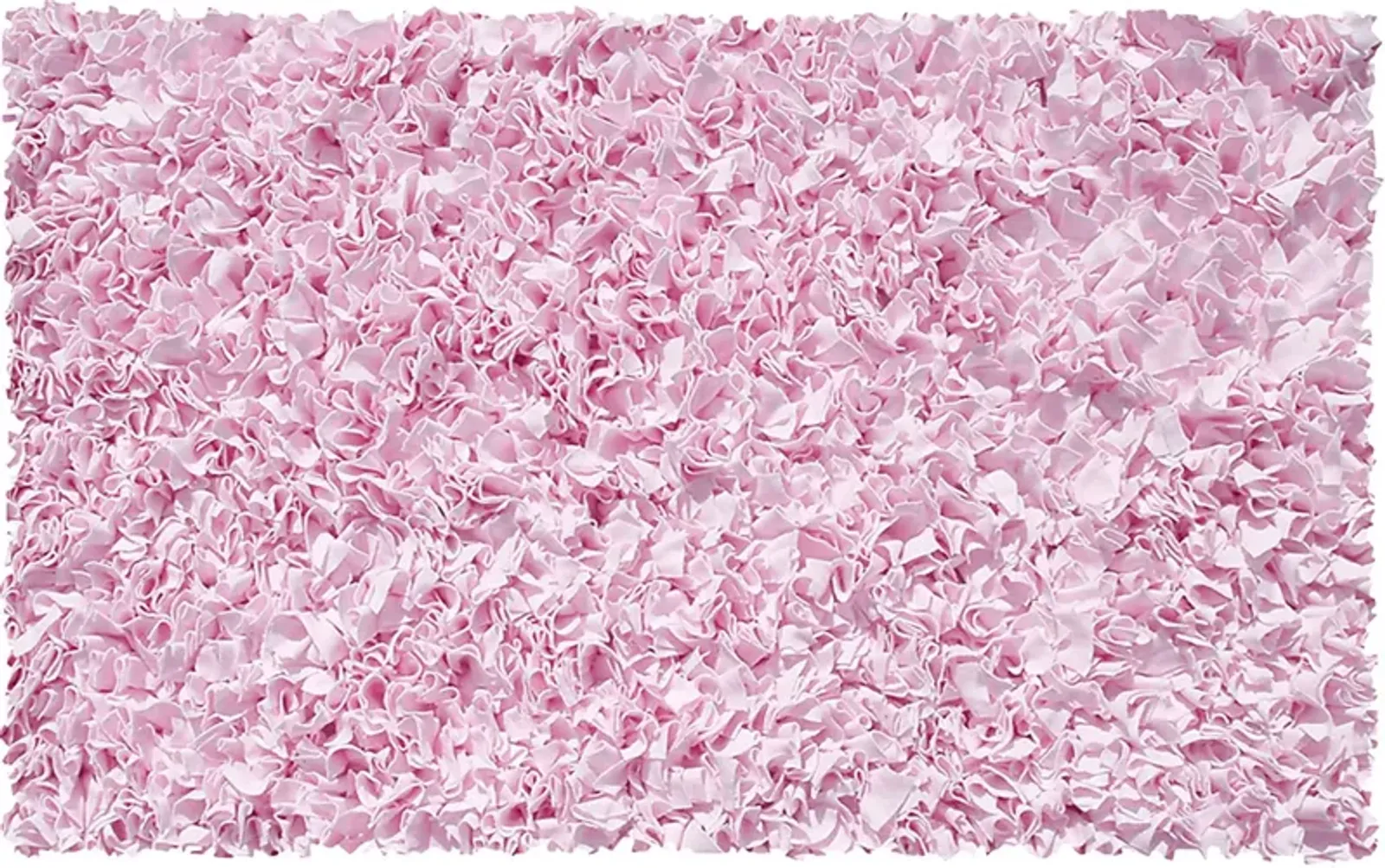 Kids Fuzzy Clouds Pink 5' x 8' Rug