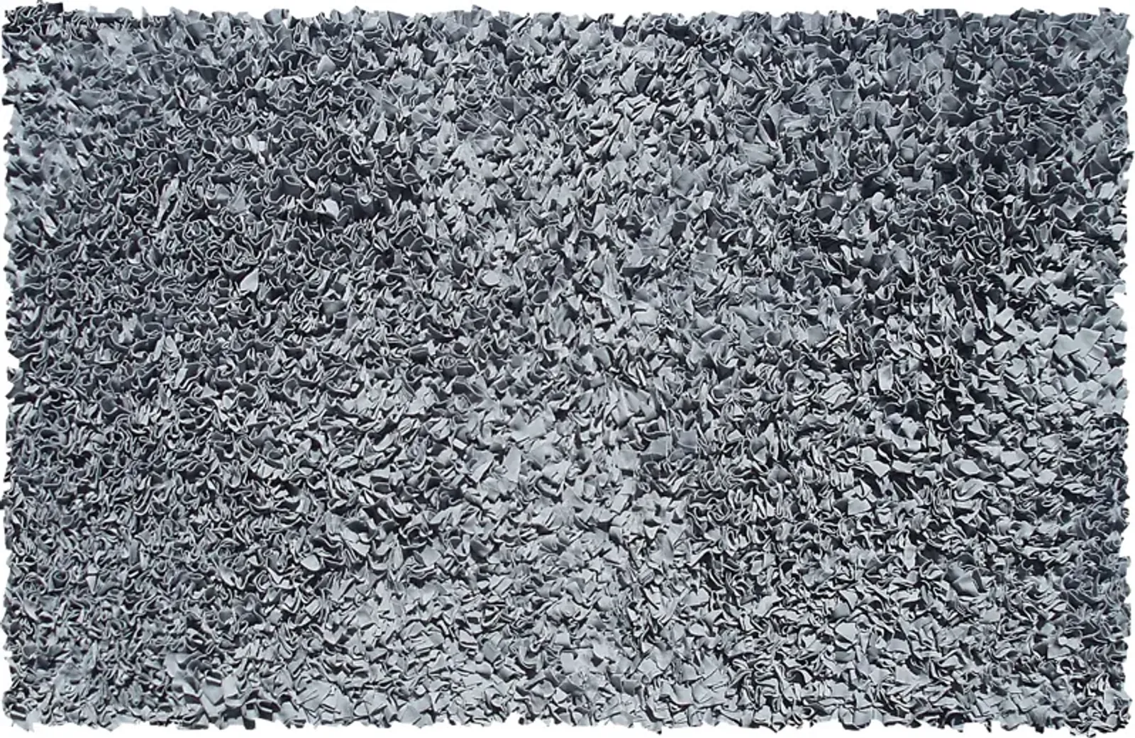 Kids Fuzzy Clouds Gray 3' x 5' Rug